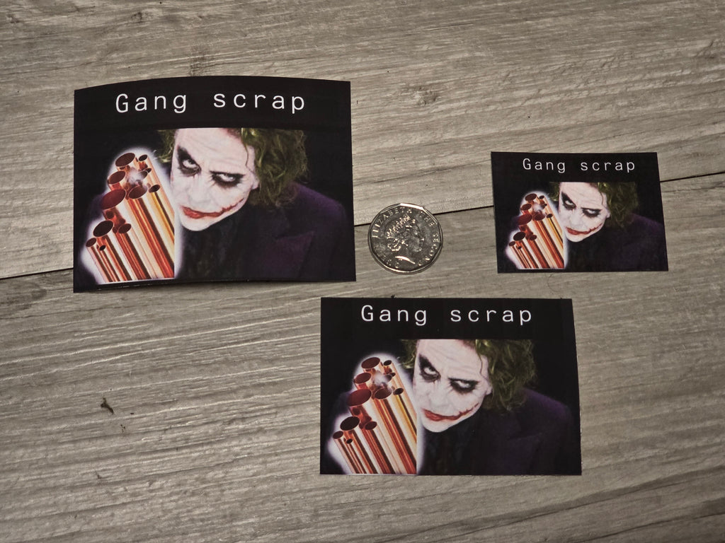 Gang Scrap OG Stickers