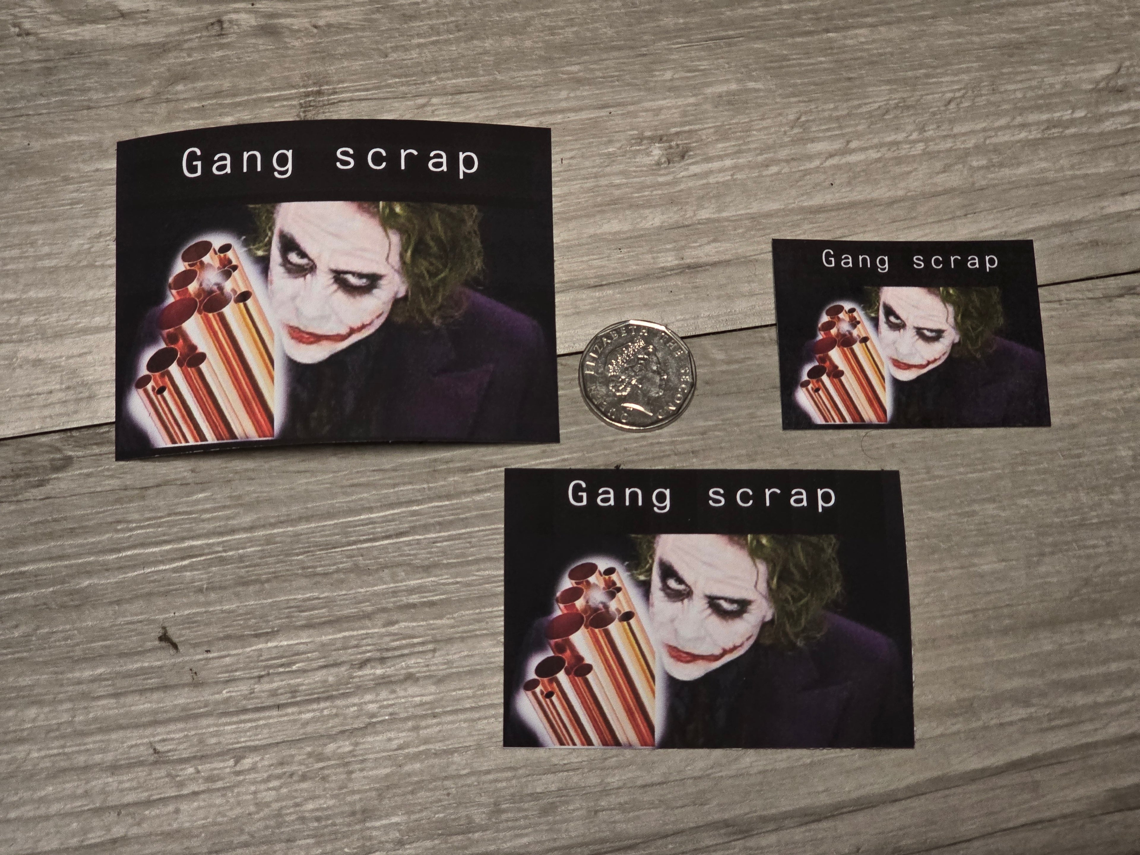 Gang Scrap OG Stickers