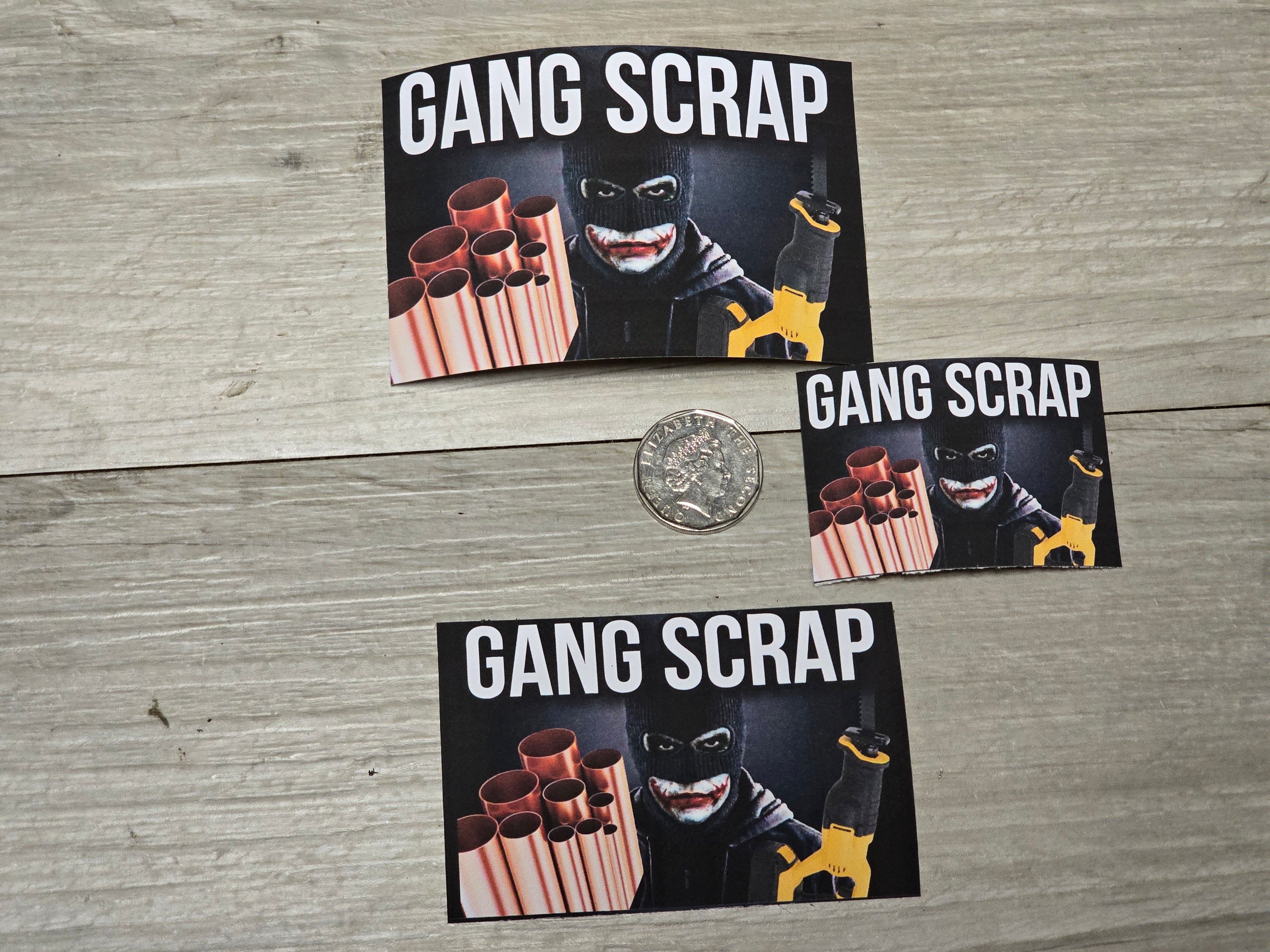 Gang Scrap 2nd Gen Stickers