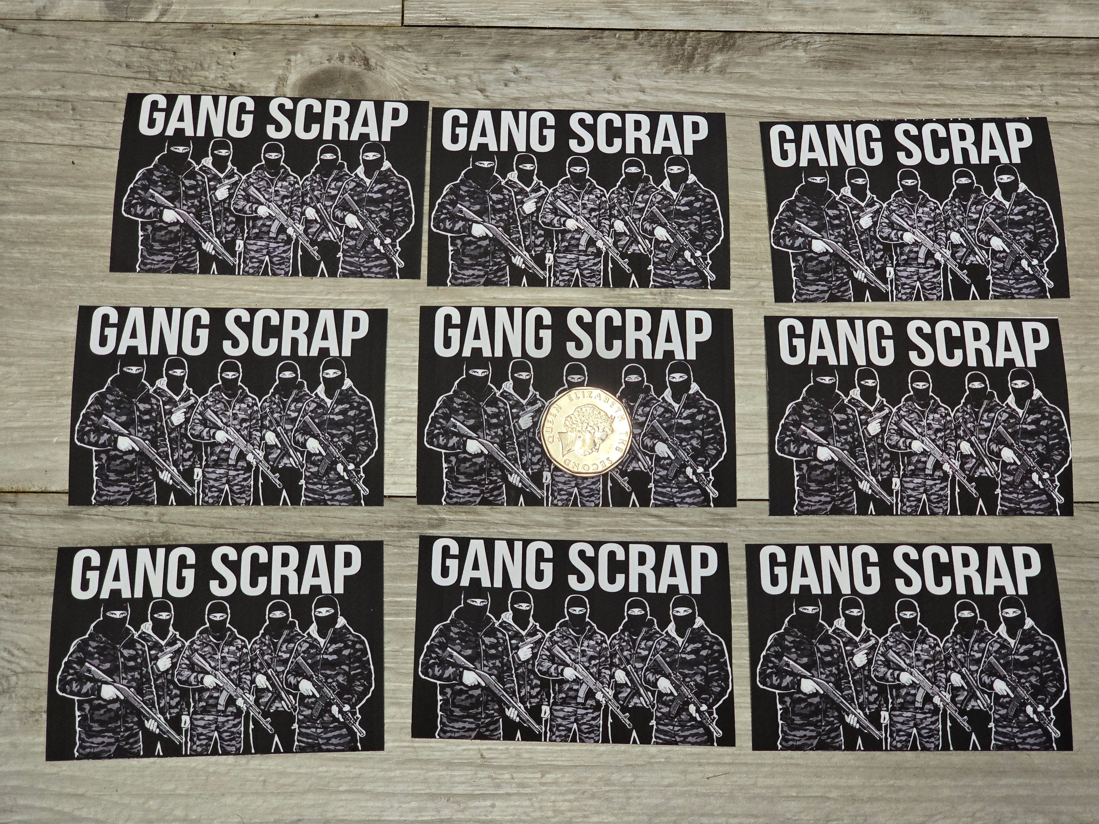Gango Sticker Gang Scrap Group Sticker