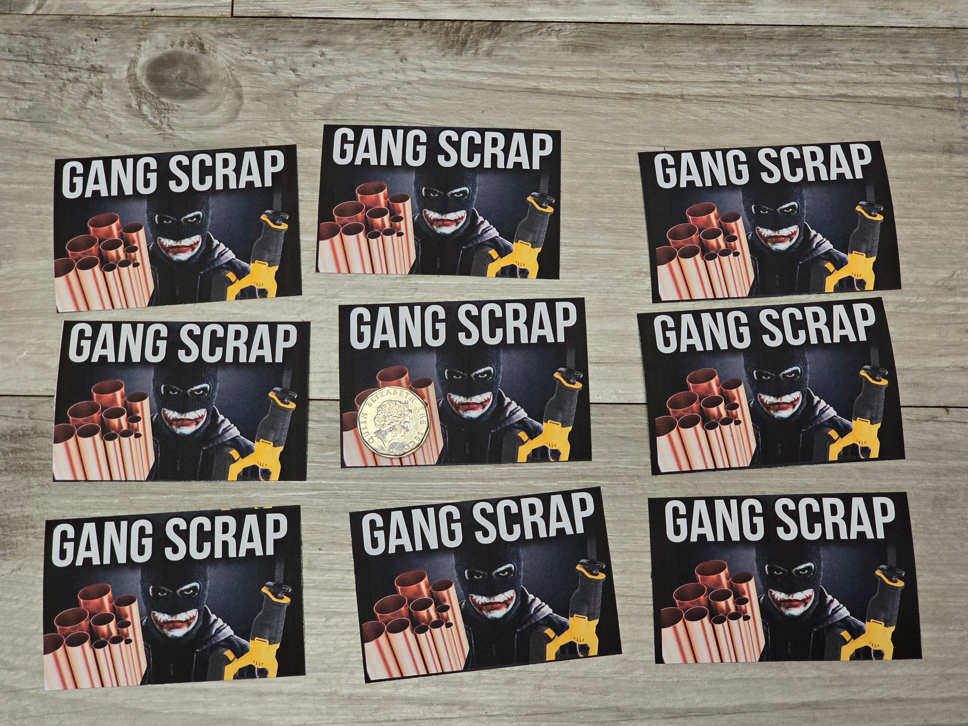 Gang Scrap 2nd Gen Stickers