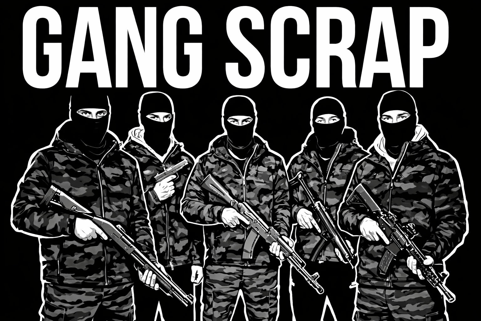 Gang Scrap Group Sticker